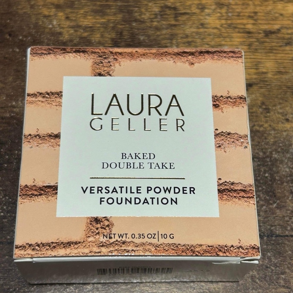 Laura Geller Double Take Baked Versatile Powder Foundation NEW Golden Me…